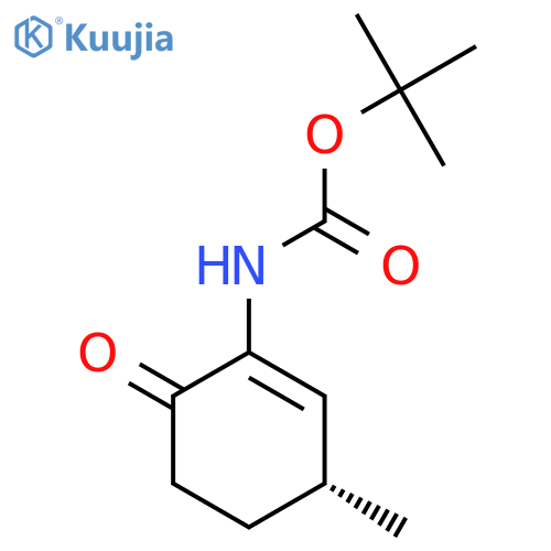 tert-butyl (R)-(3-methyl-6-oxocyclohex-1-en-1-yl)carbamate structure