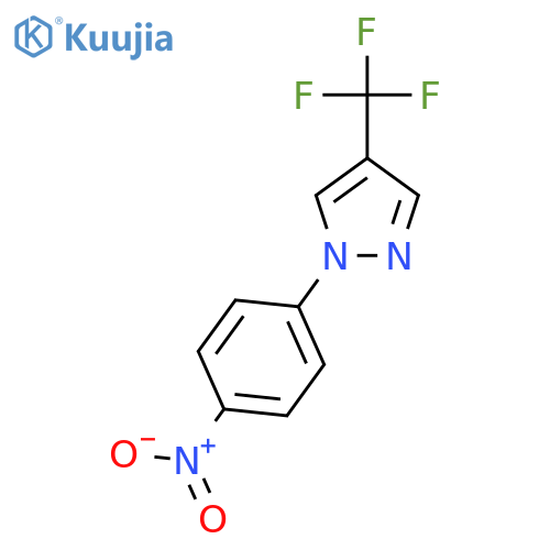 1-(4-nitrophenyl)-4-(trifluoromethyl)-1H-pyrazole structure