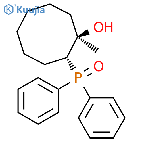 Cyclooctanol, 2-(diphenylphosphinyl)-1-methyl-, (1R,2R)-rel- structure
