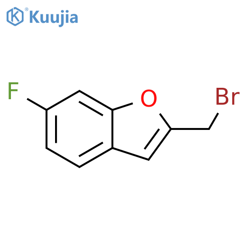 Benzofuran, 2-(bromomethyl)-6-fluoro- structure