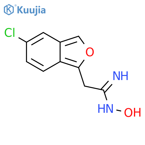 2-Benzofuranethanimidamide, 5-chloro-N-hydroxy- structure