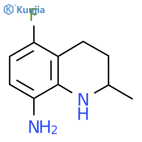 5-Fluoro-2-methyl-1,2,3,4-tetrahydroquinolin-8-amine structure
