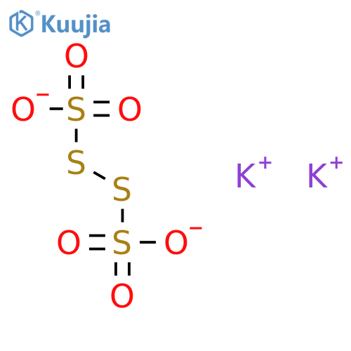 Potassium Tetrathionate structure