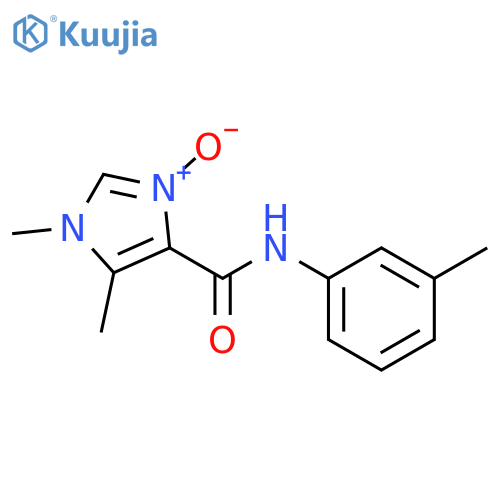 1H-Imidazole-4-carboxamide, 1,5-dimethyl-N-(3-methylphenyl)-,3-oxide structure