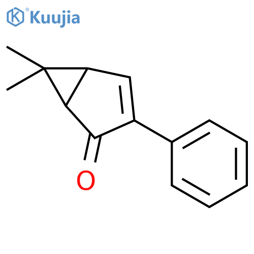 Bicyclo[3.1.0]hex-3-en-2-one, 6,6-dimethyl-3-phenyl- structure