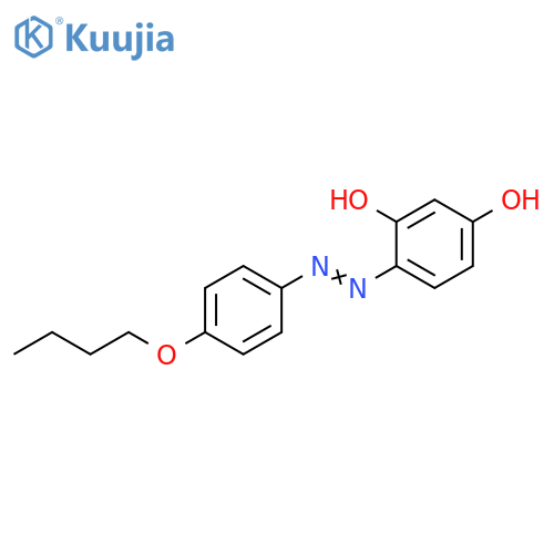 1,3-Benzenediol, 4-[(4-butoxyphenyl)azo]- structure