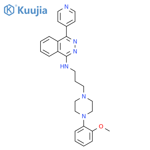 1-Phthalazinamine,N-[3-[4-(2-methoxyphenyl)-1-piperazinyl]propyl]-4-(4-pyridinyl)- structure