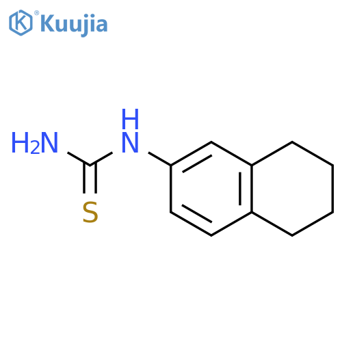 Thiourea, (5,6,7,8-tetrahydro-2-naphthalenyl)- structure
