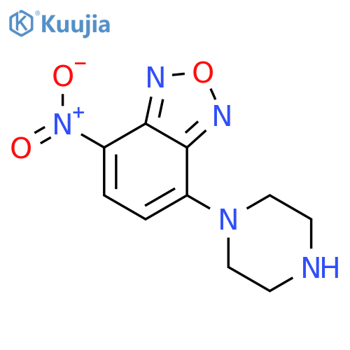 4-Nitro-7-(piperazin-1-yl)benzoc1,2,5oxadiazole structure