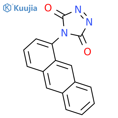 3H-1,2,4-Triazole-3,5(4H)-dione, 4-(1-anthracenyl)- structure