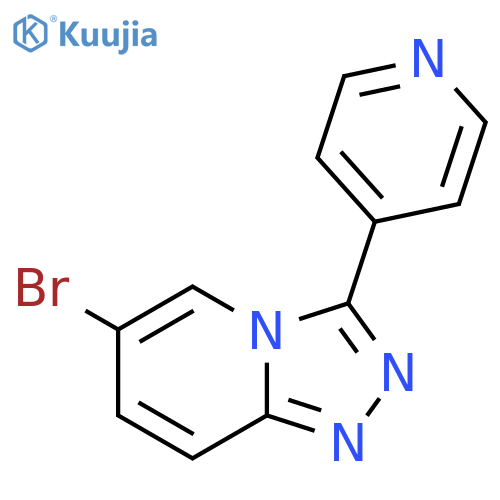4-{6-Bromo-[1,2,4]triazolo[4,3-a]pyridin-3-yl}pyridine structure