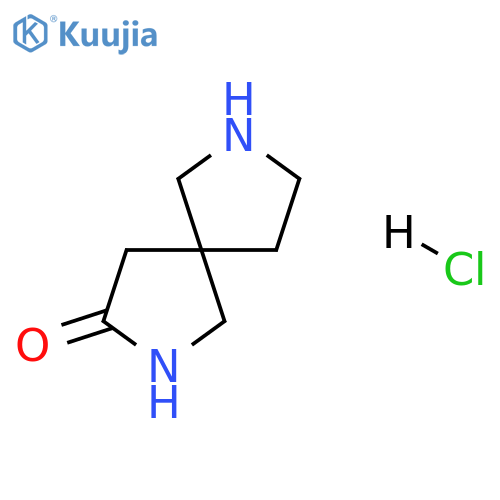 2,7-Diazaspiro[4.4]nonan-3-one hydrochloride structure