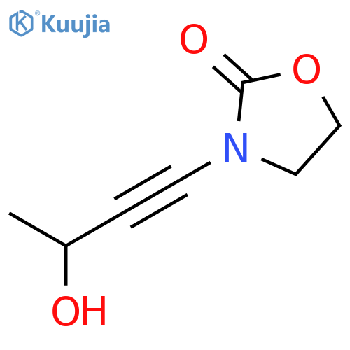 2-Oxazolidinone, 3-(3-hydroxy-1-butyn-1-yl)- structure