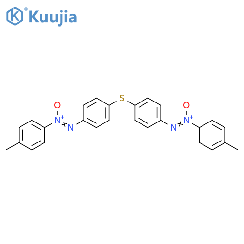 Diazene, 1,1'-(thiodi-4,1-phenylene)bis[2-(4-methylphenyl)-, 2,2'-dioxide (9CI) structure
