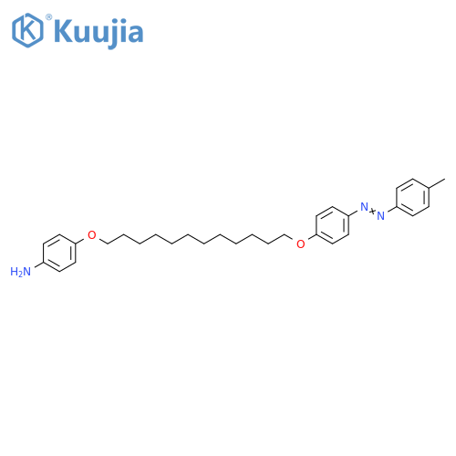 Benzenamine, 4-[[12-[4-[(4-methylphenyl)azo]phenoxy]dodecyl]oxy]- structure