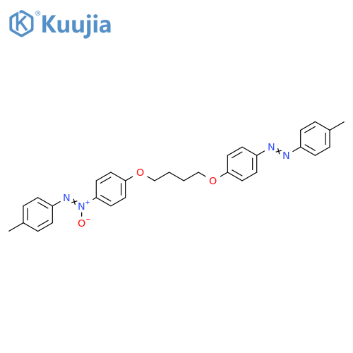Diazene,(4-methylphenyl)[4-[4-[4-[(4-methylphenyl)azo]phenoxy]butoxy]phenyl]-,1-oxide structure