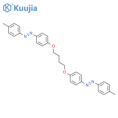 Diazene,1,1'-[1,4-butanediylbis(oxy-4,1-phenylene)]bis[2-(4-methylphenyl)- structure