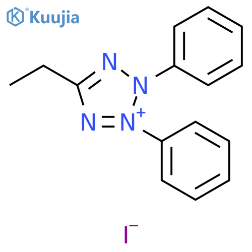 2H-Tetrazolium, 5-ethyl-2,3-diphenyl-, iodide structure