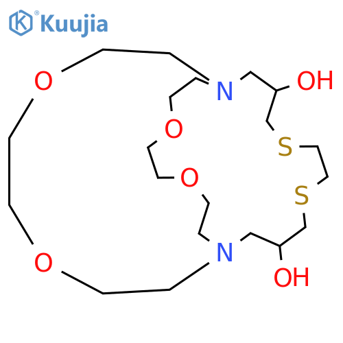 15,18,23,26-Tetraoxa-5,8-dithia-1,12-diazabicyclo[10.8.8]octacosane-3,10-diol structure