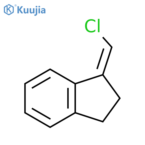 1H-Indene, 1-(chloromethylene)-2,3-dihydro-, (Z)- structure