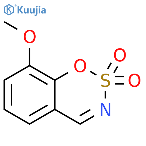 1,2,3-benzoxathiazine,8-methoxy-,2,2-dioxide structure
