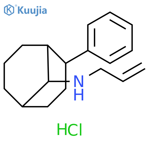 Bicyclo[3.3.1]nonan-9-amine, 2-phenyl-N-2-propenyl-, hydrochloride structure