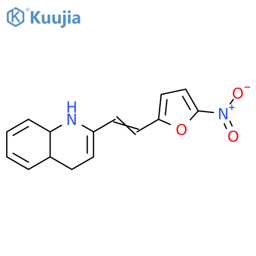 Quinoline, 1,4,4a,8a-tetrahydro-2-[2-(5-nitro-2-furanyl)ethenyl]- structure