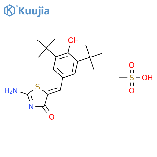 Darbufelone mesylate structure