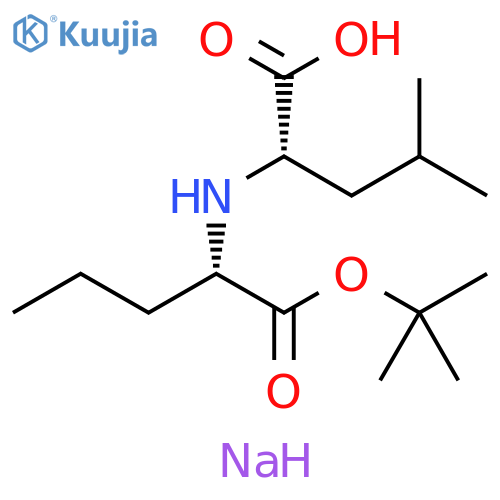 L-Leucine, N-[1-[(1,1-dimethylethoxy)carbonyl]butyl]-, monosodium salt, (S)- (9CI) structure