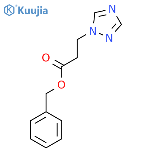 Benzyl 3-(1,2,4-triazol-1-YL)propanoate structure