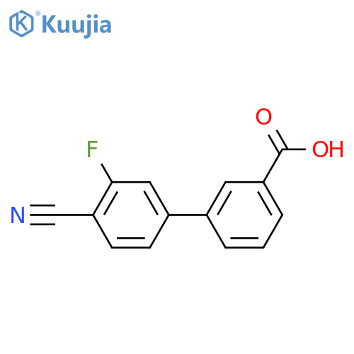 3-(4-Cyano-3-fluorophenyl)benzoic acid structure