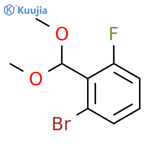 1-Bromo-2-(dimethoxymethyl)-3-fluorobenzene structure