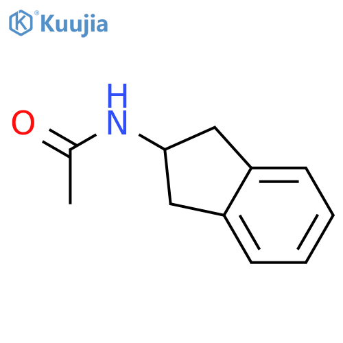 N-(2,3-Dihydro-1H-inden-2-yl)acetamide structure