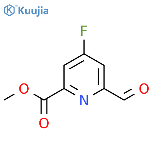 Methyl 4-fluoro-6-formylpyridine-2-carboxylate structure