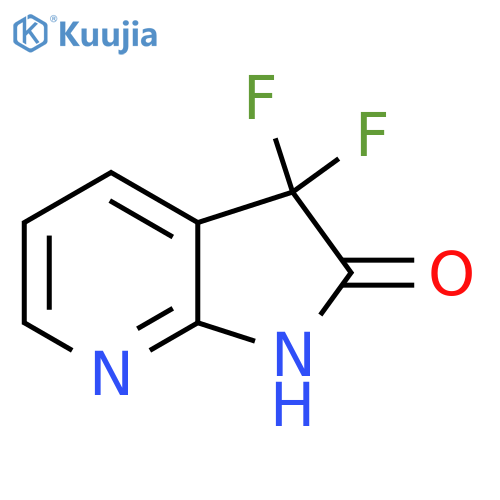 3,3-Difluoro-1H,2H,3H-pyrrolo[2,3-b]pyridin-2-one structure