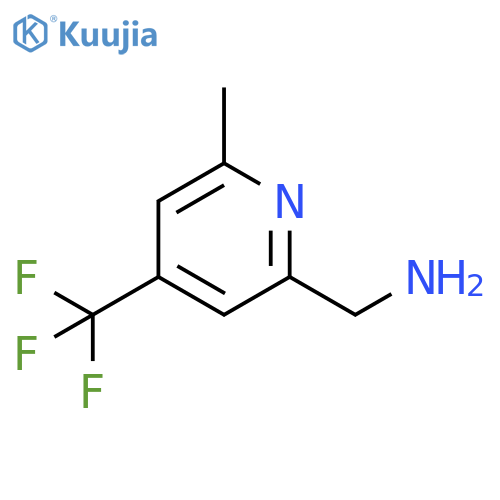 2-Aminomethyl-6-methyl-4-(trifluoromethyl)pyridine structure