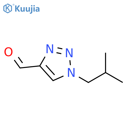 1-(2-METHYLPROPYL)-1H-1,2,3-TRIAZOLE-4-CARBALDEHYDE structure