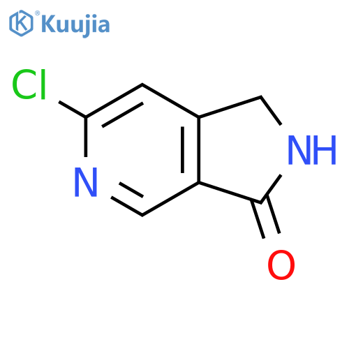 6-chloro-1,2-dihydropyrrolo[3,4-c]pyridin-3-one structure