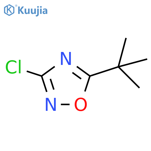 5-tert-butyl-3-chloro-1,2,4-oxadiazole structure