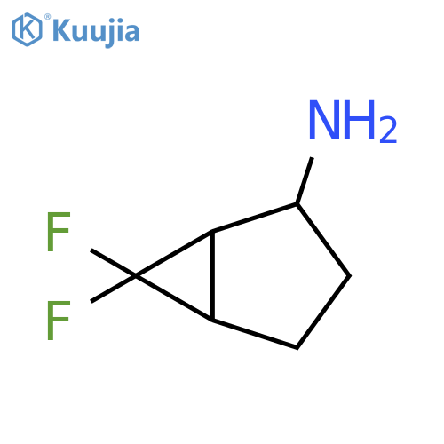 Bicyclo[3.1.0]hexan-2-amine, 6,6-difluoro- structure