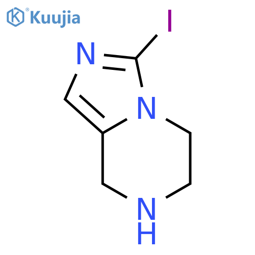 3-Iodo-5,6,7,8-tetrahydroimidazo[1,5-a]pyrazine structure