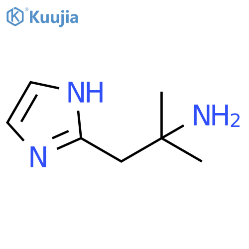 1-(1H-imidazol-2-yl)-2-methylpropan-2-amine structure