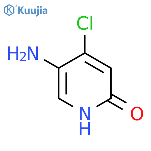 5-Amino-4-chloropyridin-2-OL structure