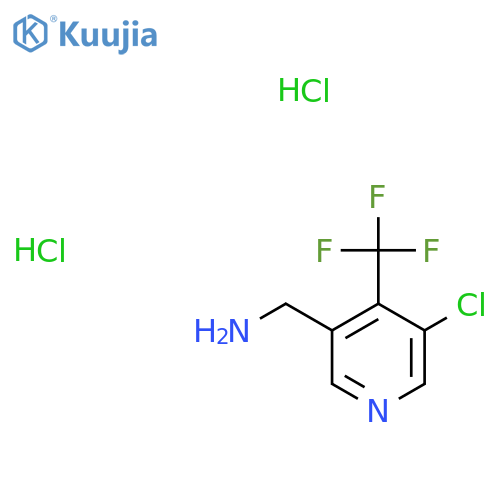 C-(5-Chloro-4-trifluoromethyl-pyridin-3-yl)-methylamine dihydrochloride structure