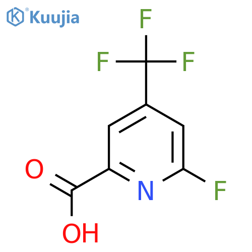 6-Fluoro-4-(trifluoromethyl)pyridine-2-carboxylic acid structure