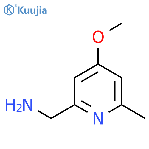 (4-methoxy-6-methylpyridin-2-yl)methanamine structure