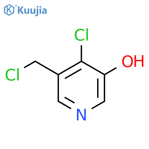 4-Chloro-5-(chloromethyl)pyridin-3-OL structure