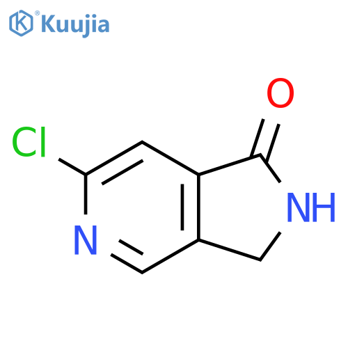 6-chloro-2,3-dihydropyrrolo[3,4-c]pyridin-1-one structure