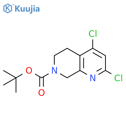 tert-butyl 2,4-dichloro-5,8-dihydro-1,7-naphthyridine-7(6h)-carboxylate structure