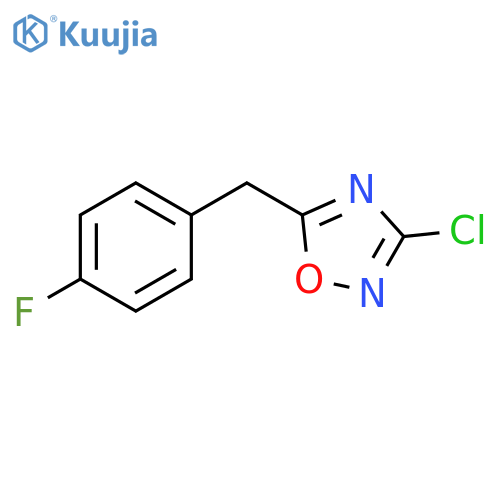 3-chloro-5-(4-fluorophenyl)methyl-1,2,4-oxadiazole structure